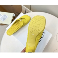 Low Price Loewe Pebble Soft heel mule 4.5cm in nappa lambskin Yellow 0823086