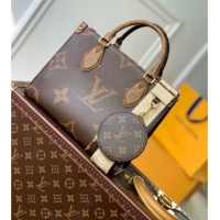 Top Quality Louis Vuitton OnTheGo PM Tote Bag in Monogram Reverse Canvas M46373 2025