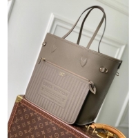 Spot Bulk Louis Vuitton Neverfull Inside Out MM Bag M25664 Monogram/Grey 2025