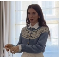 ​Best Price Celine Wool Cardigan C92601 Light Blue 2025