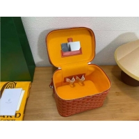Particularly Recommended Goyard Muse Vanity Case GY1404 Orange 2021