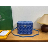 Top Grade Goyard Muse Vanity Case GY1404 Light Blue 2021