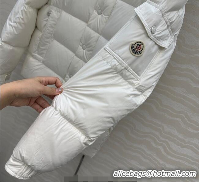 Luxury Classic Moncler MaYa Down Jacket 0814 White 2025