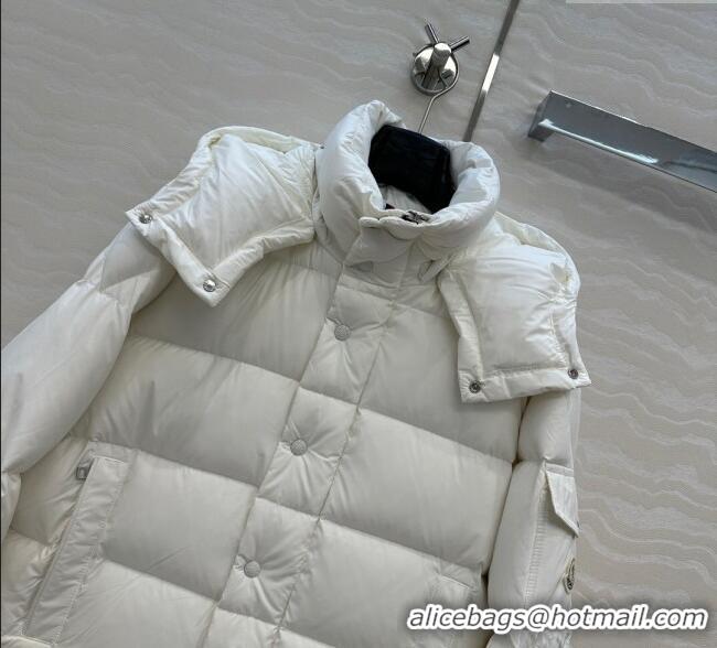 Luxury Classic Moncler MaYa Down Jacket 0814 White 2025