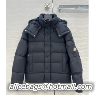 Latest Style Moncler MaYa Down Jacket 0814 Black 2025