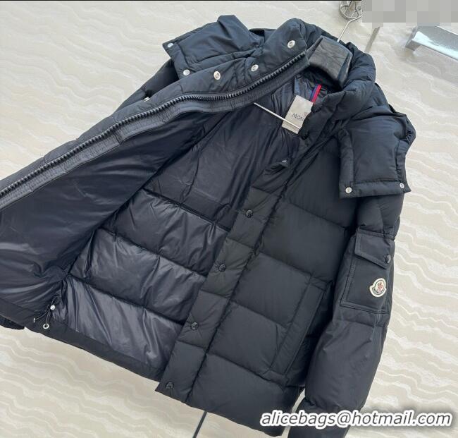 Latest Style Moncler MaYa Down Jacket 0814 Black 2025