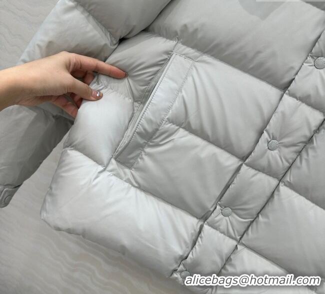 New Design Moncler MaYa Down Jacket 0814 Pearly Grey 2025