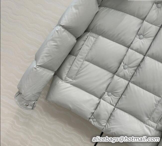 New Design Moncler MaYa Down Jacket 0814 Pearly Grey 2025
