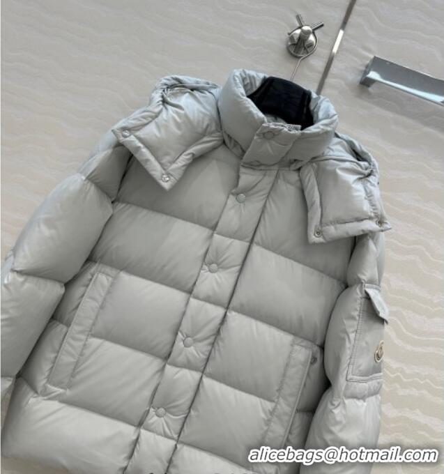 New Design Moncler MaYa Down Jacket 0814 Pearly Grey 2025