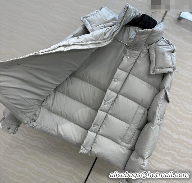 New Design Moncler MaYa Down Jacket 0814 Pearly Grey 2025