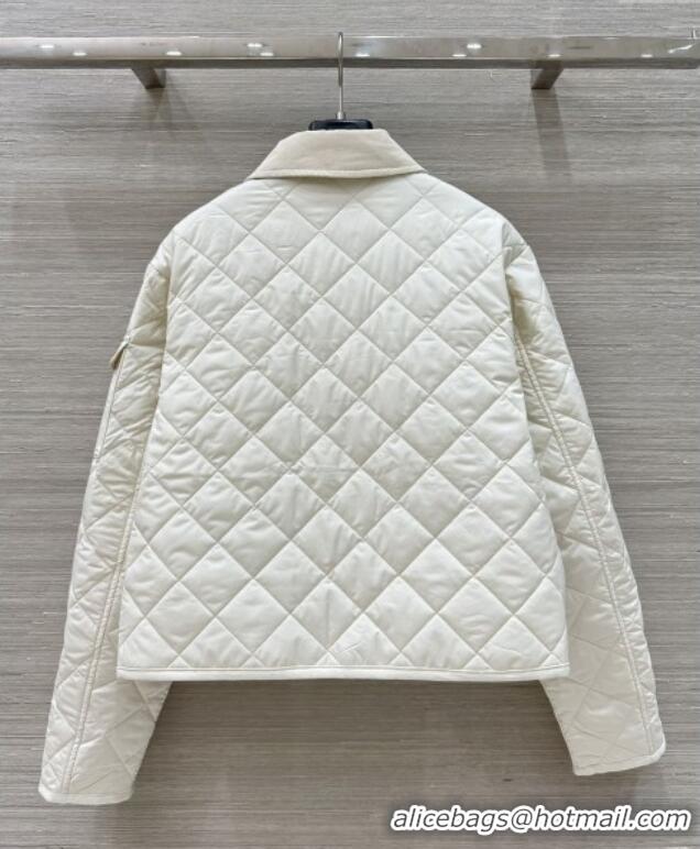 Classic Discount Moncler Padded Jacket M82104 White 2025