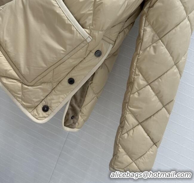 Buy Discount Moncler Down Jacket with Belt M82114 Brown 2025
