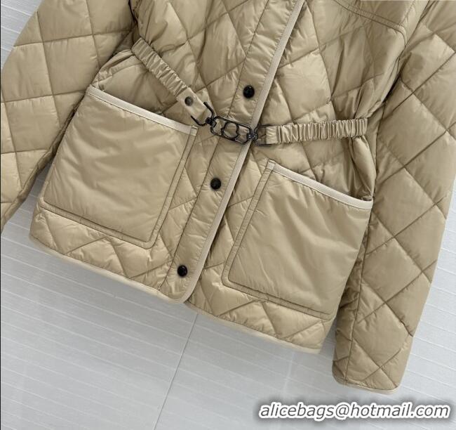 Buy Discount Moncler Down Jacket with Belt M82114 Brown 2025