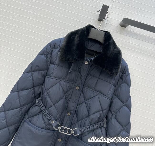 Spot Bulk Moncler Down Jacket with Belt M82115 Black 2025