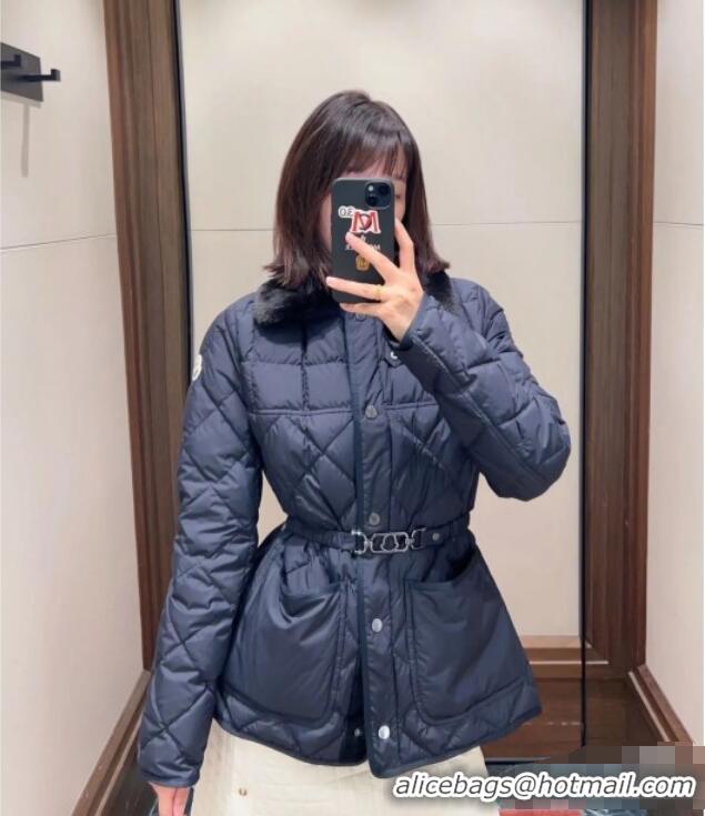 Spot Bulk Moncler Down Jacket with Belt M82115 Black 2025