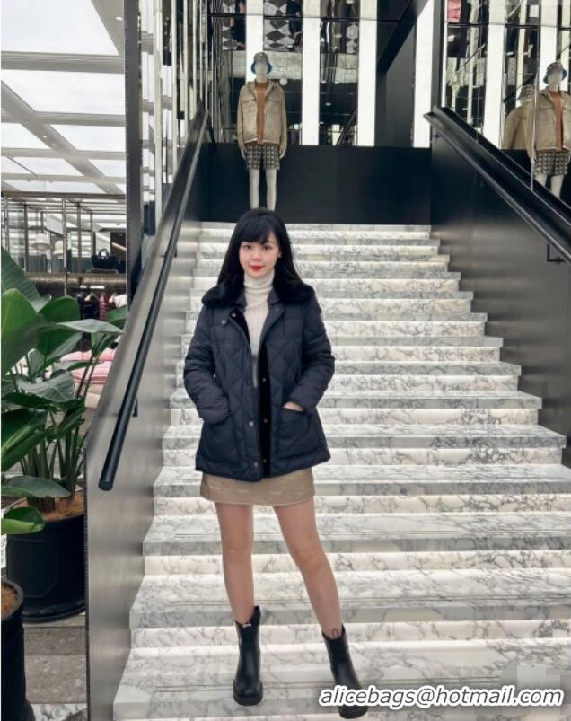 Spot Bulk Moncler Down Jacket with Belt M82115 Black 2025