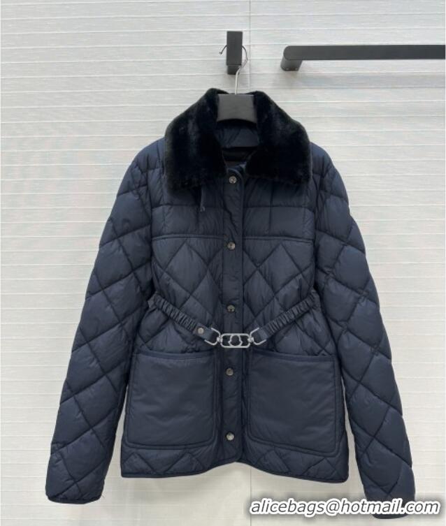 Spot Bulk Moncler Down Jacket with Belt M82115 Black 2025