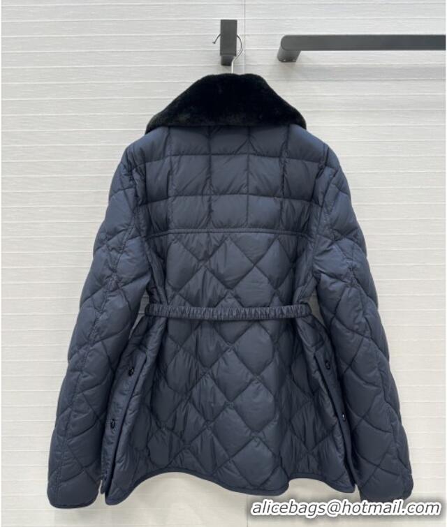 Spot Bulk Moncler Down Jacket with Belt M82115 Black 2025