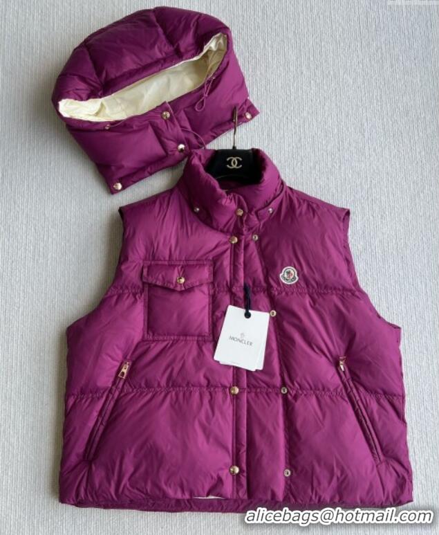 New Stylish Moncler Down Vest M082911 Rosy 2025