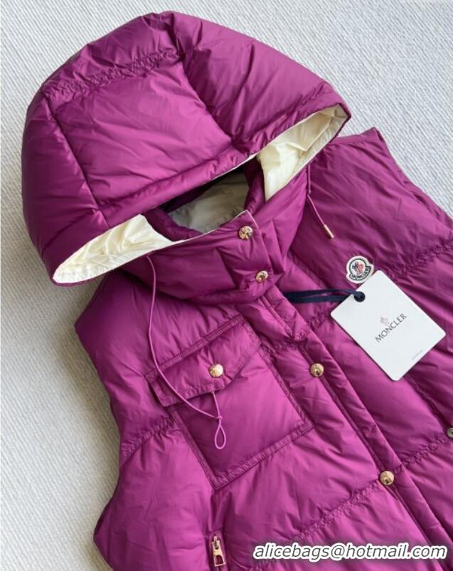 New Stylish Moncler Down Vest M082911 Rosy 2025