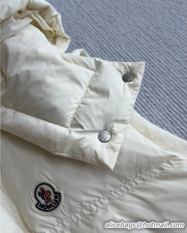 Fashion Wholesale Moncler Down Vest M082912 White 2025