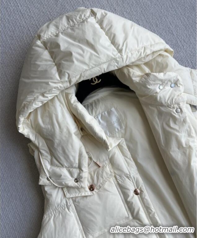 Fashion Wholesale Moncler Down Vest M082912 White 2025