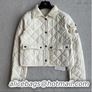 New Product Moncler Diamond-Quilted Padded Jacket M82913 Beige 2025