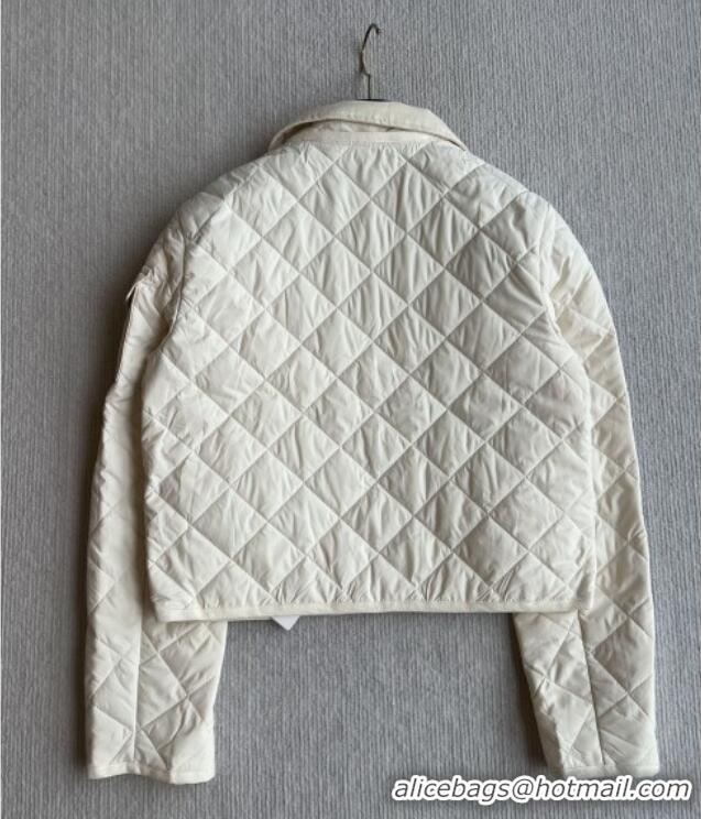 New Product Moncler Diamond-Quilted Padded Jacket M82913 Beige 2025