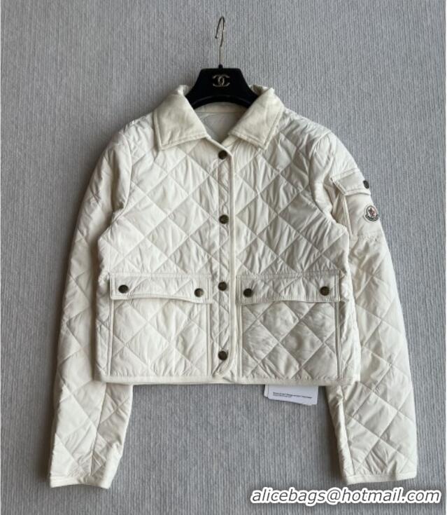 New Product Moncler Diamond-Quilted Padded Jacket M82913 Beige 2025