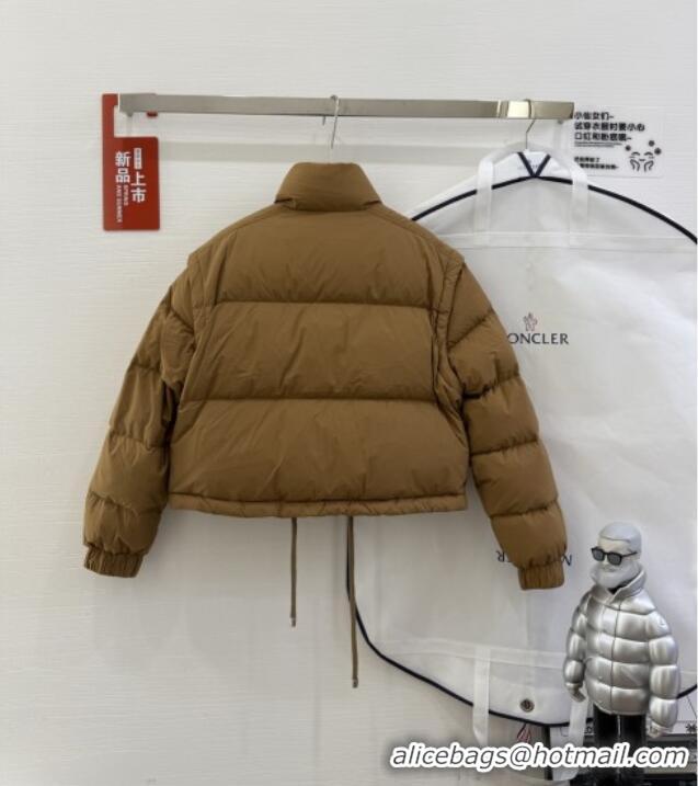 Luxury Wholesale Moncler Down Jacket M9217 Brown 2025