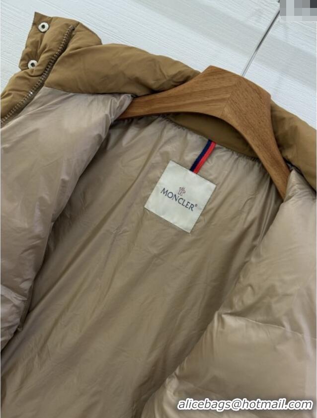 Luxury Wholesale Moncler Down Jacket M9217 Brown 2025