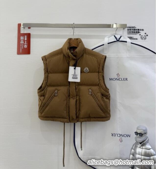 Luxury Wholesale Moncler Down Jacket M9217 Brown 2025