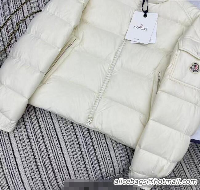 Buy Discount Moncler Down Jacket ML090401 White 2025