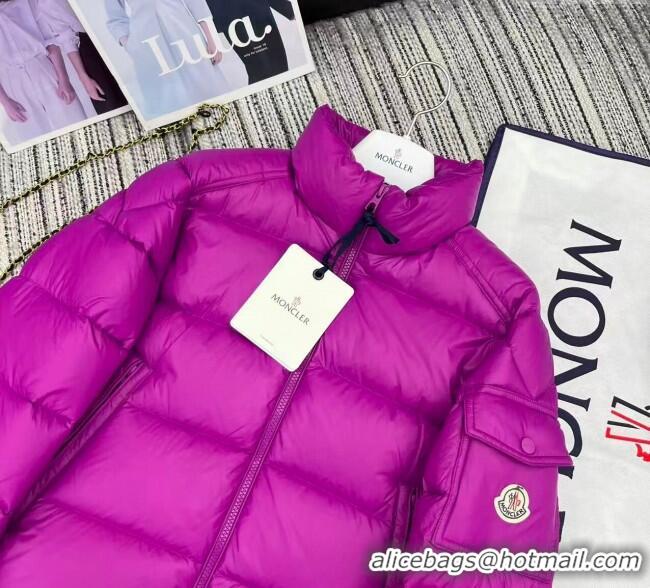 New Stylish Moncler Down Jacket ML090401 Purple 2025