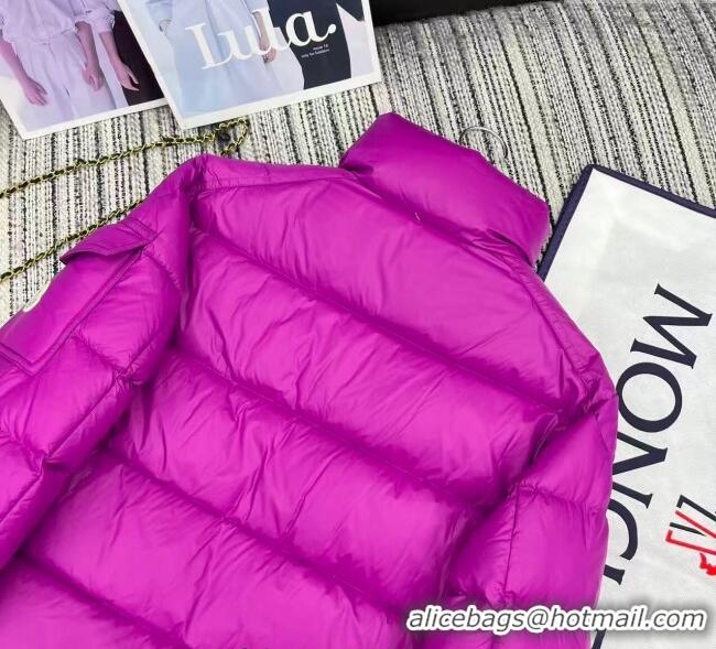New Stylish Moncler Down Jacket ML090401 Purple 2025