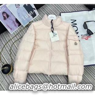 New Style Cheap Moncler Down Jacket ML090401 Pale Pink 2025