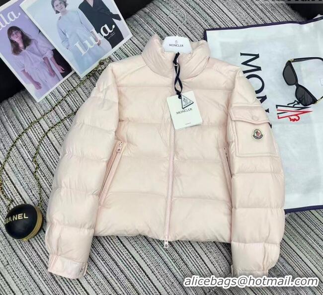 New Style Cheap Moncler Down Jacket ML090401 Pale Pink 2025