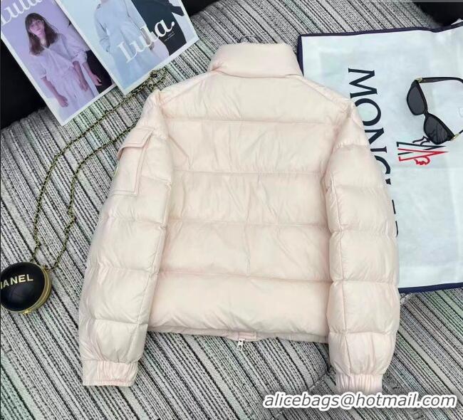 New Style Cheap Moncler Down Jacket ML090401 Pale Pink 2025