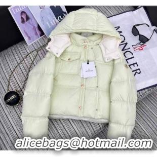 High Quality Moncler Down Jacket ML090402 Light Green 2025
