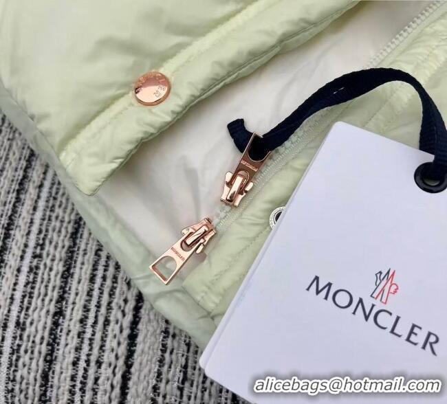 High Quality Moncler Down Jacket ML090402 Light Green 2025