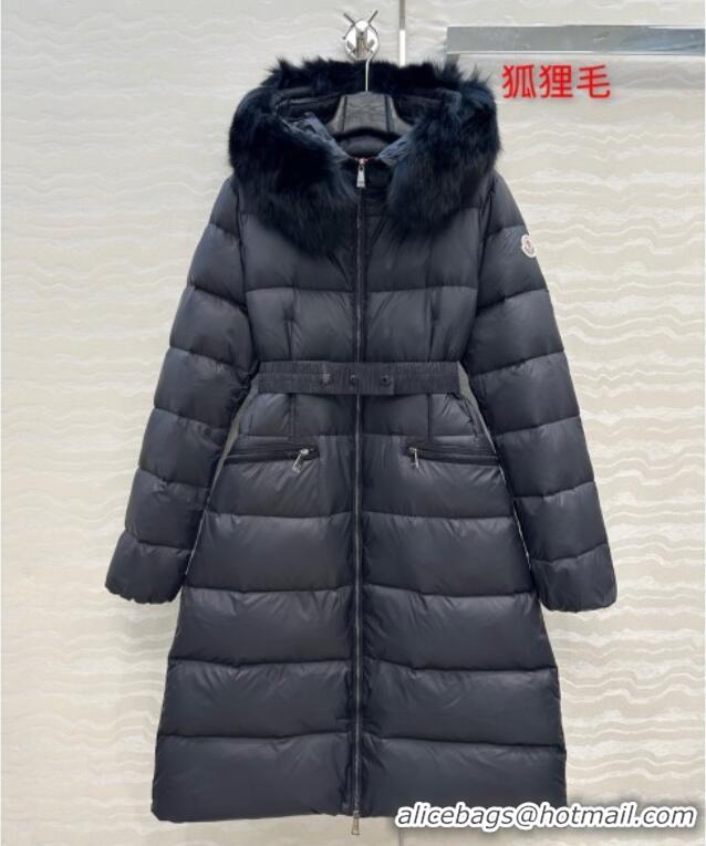 Inexpensive Moncler Boedic Long Down Jacket ML090403 All Black 2025