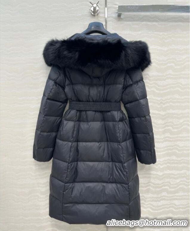 Inexpensive Moncler Boedic Long Down Jacket ML090403 All Black 2025