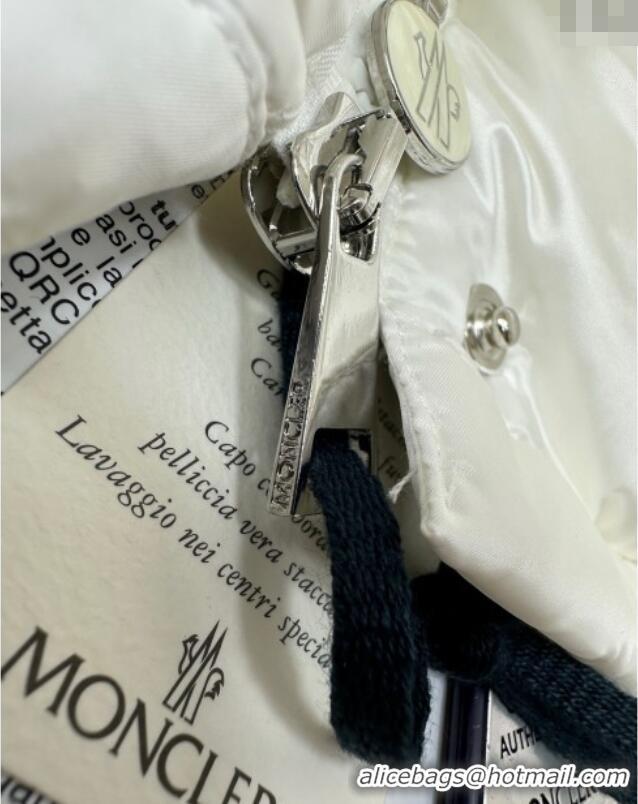 Best Quality Cheap Moncler Quilted Down Jacket ML090405 White 2025