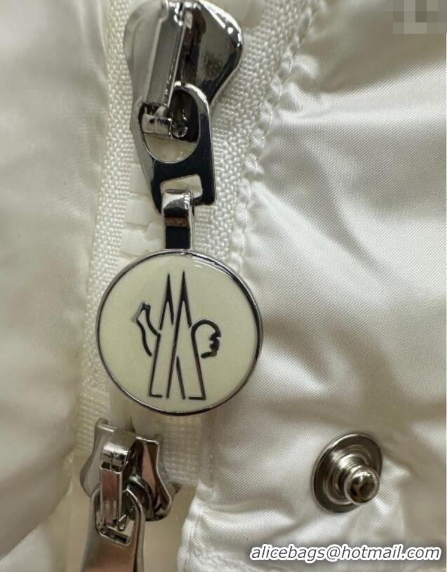 Best Quality Cheap Moncler Quilted Down Jacket ML090405 White 2025
