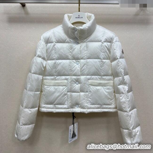 Best Quality Cheap Moncler Quilted Down Jacket ML090405 White 2025