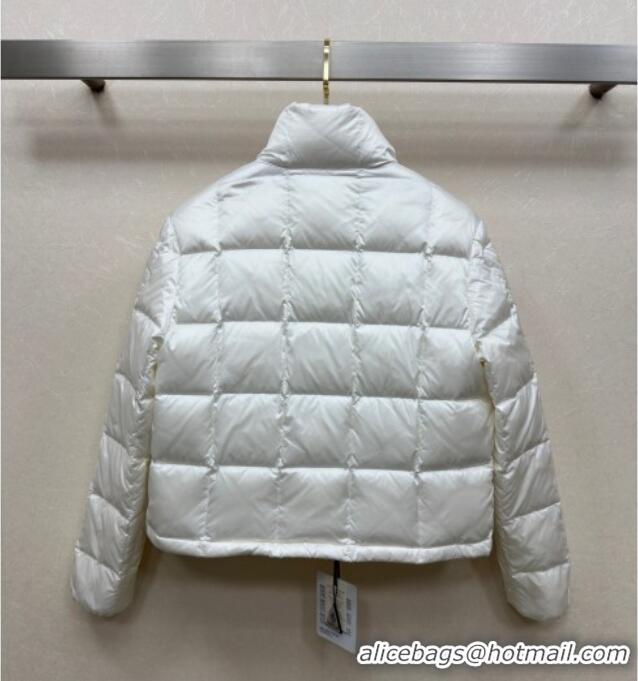 Best Quality Cheap Moncler Quilted Down Jacket ML090405 White 2025