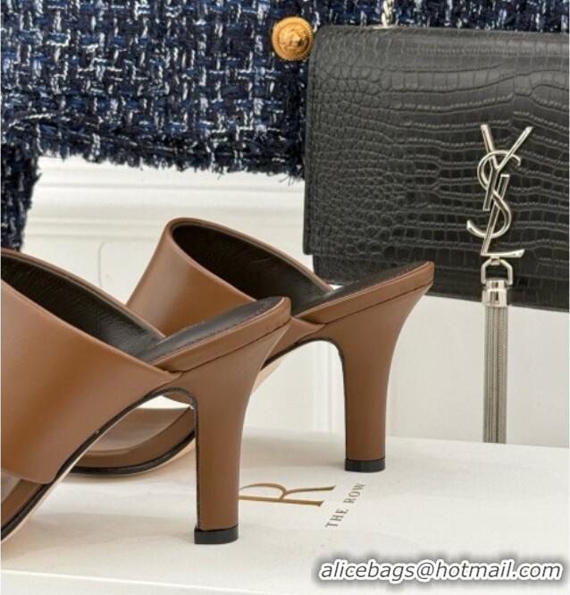 New Style The Row Signum 90MM Sandal in Calfskin TR1401 Brown 2025