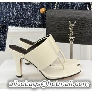 New Cheap The Row Signum 90MM Sandal in Calfskin TR1401 White 2025