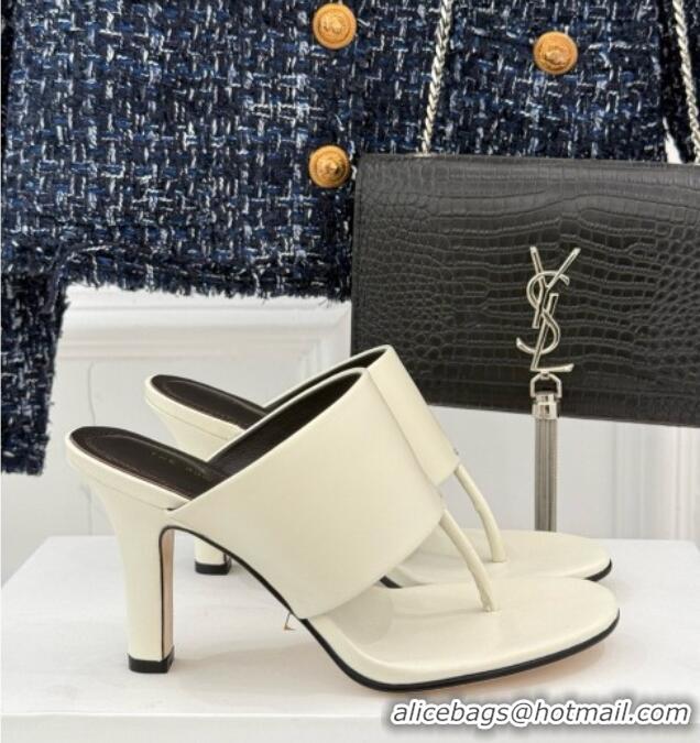 New Cheap The Row Signum 90MM Sandal in Calfskin TR1401 White 2025