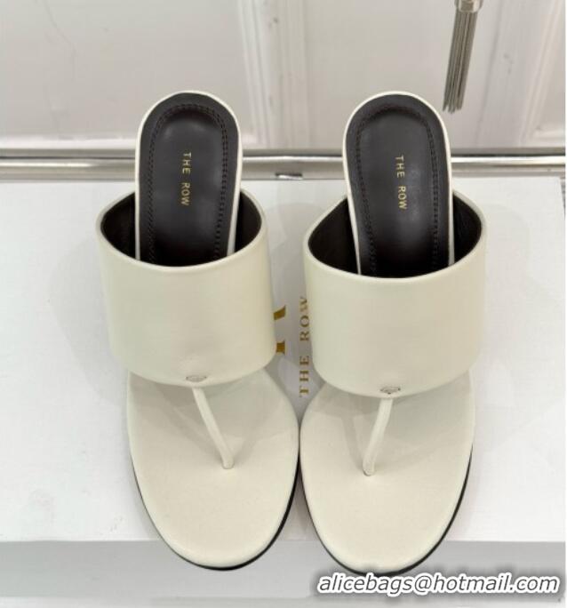 New Cheap The Row Signum 90MM Sandal in Calfskin TR1401 White 2025